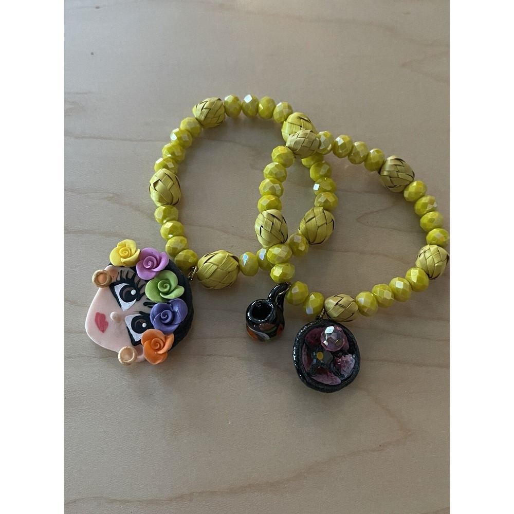 Frida Kahlo  Women  Yellow Bracelet   New